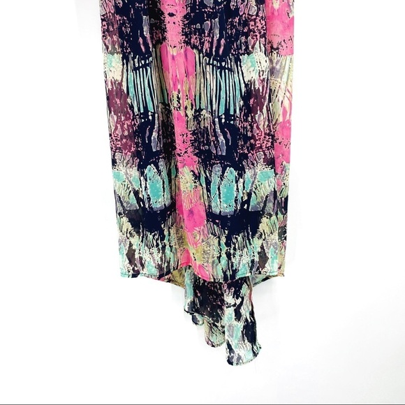 Everly Criss-cross back Midi Halter Dress Sz S - Picture 7 of 13